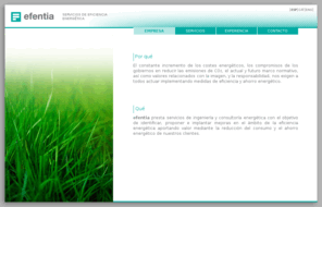efentia.com: Efentia - Servicios de eficiencia energética
Efentia - Servicios de eficiencia energética