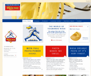 teigwarenriesa.com: RIESA — Home | News
Joomla! - dynamische Portal-Engine und Content-Management-System