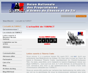 unpact.net: UNPACT - Législation Armes - L'actualité de l'UNPACT
Union nationale des propriétaires d'armes de chasse et de tir