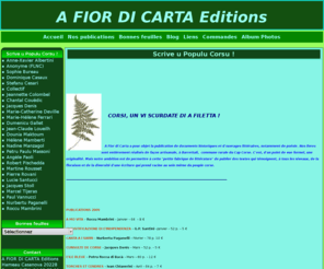 afiordicarta.net: A FIOR DI CARTA Editions
site d'éditeur