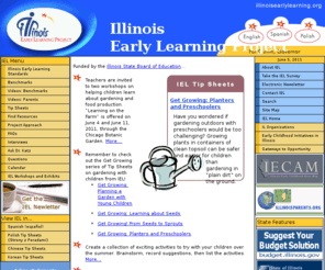 Illinoisearlylearning.org: Welcome To The Illinois Early Learning Project!