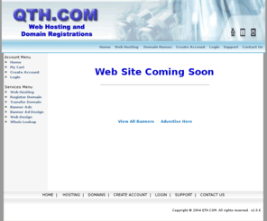 k9rc.com: QTH.com Web Hosting and Domain Name Registrations
QTH.com Web Hosting and Domain Name Registrations
