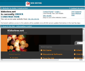 kidsview.net: kidsview.net is under
construction
