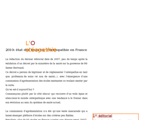 paris-osteopathe-paris.com: Accueil
Philippe BREGEAT Ostéopathe à paris et créteil souhaite vous faire partager sa passion d'une thérapie douce .