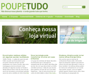 poupetudo.com.br: Poupe Tudo | Sistemas de irrigação, sustentabilidade
 