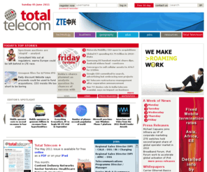 totaltele.com: Total Telecom Homepage - Top Stories
Daily telecommunications news for global communications professionals.