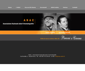 anac-autori.it: ANAC - Associazione Nazionale Autori Cinematografici
ANAC, http://www.anac-autori.it/, Associazione Nazionale Autori Cinematografici