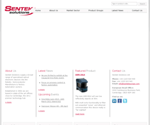 hokuyoeurope.com: Sentek Solutions - Hokuyo distributors - a broad range of specialised optical electronic devices into the Robotic, Semiconductor Manufacture & Factory  Automation sectors
Established in 2004 we are based in state of the art offices close to Cambridge, the UK’s premier technology hub. We are authorised European distributors for Hokuyo Automatic, Loke & Hycol.