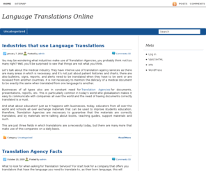 languagetranslationsonline.org: Language Translations Online
by Eriksen Translations