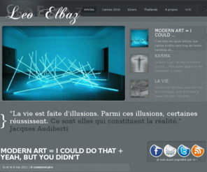 leoelbaz.com: Léo Elbaz
La vie de Léo