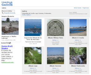 maravilladelmundo.com: Galicia en Fotografías de Galicia en Fotos de Galicia
Galicia Fotografias de Galicia - Fotos da Coruna, Fotos de Lugo, Fotos de Ourense y Fotos de Pontevedra. Fotos de la Coruna, fotos catedral de santiago