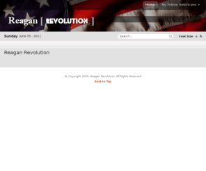 reaganrevolution.org: Reagan Revolution
Joomla! - the dynamic portal engine and content management system