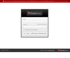 seantracker.org: SEANTracker Login
Trusted by thousands, CharityTracker is the leading web-based solution for strengthening the caring power of communities in over 200 cities.
