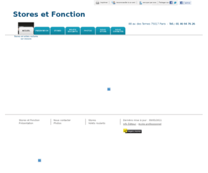 stores-fonction.com: Stores - Stores et Fonction à Paris
Stores et Fonction - Stores situé à Paris vous accueille sur son site à Paris