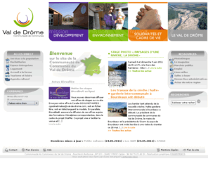 val-de-drome.com: Communauté de Communes du Val de Drôme - Accueil
Communauté de Communes du Val de Drôme - 