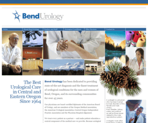 bendurology.com: Bend Urology Associates, LLC - Urologists, Bend, OR
This is the website for Bend Urology Associates, LLC, the urology practice of Michel A. Boileau, M.D., F.A.C.S., Brian T. O'Hollaren, M.D., Jack A. Brewer, M.D., Nora V. Takla, M.D., and Andrew D. Neeb, M.D. in Bend and Richmond, Oregon.
