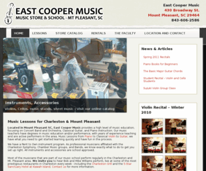 eastcoopermusic.com: Music Lessons – Mount Pleasant, SC | Lessons, Rentals, & Repairs
