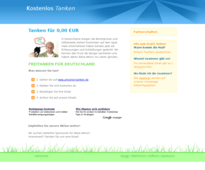 kostenlos-tanken.com: UDL Intermedia präsentiert: Freitanken Deutschland - jetzt Tankgutschein gewinnen
Kostenlos-Tanken.com ist eine Internet-Aktion von UDL Intermedia Group. Melden Sie Ihre Email kostenlos an und vieleicht tanken wir Ihnen bald das Auto voll!