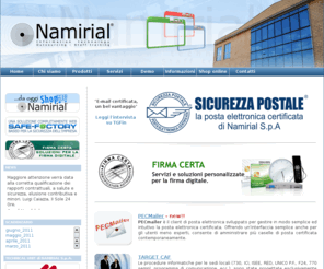 namirial.it: Namirial S.p.a. - Software gestionali per le aziende, professionisti, studi e CAF
Software gestionali in ambiente grafico per il professionista, azienda, lo studio, il caf.