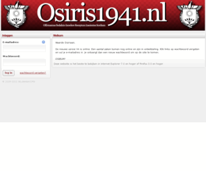 osiris1941.com: O.S.I.R.I.S.
StudentenCMS van O.S.I.R.I.S.