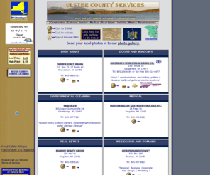 ulstercountyservices.com: Ulster County Services - NY State
Handy reference listing of businesses and people providing services in Ulster County, New York