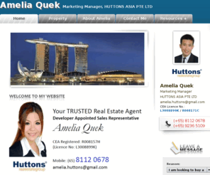 ameliaquek.com: Amelia Quek - HUTTONS ASIA PTE LTD - www.ameliaquek.com
Amelia Quek - Marketing Manager - HUTTONS ASIA PTE LTD - property agent in Singapore. View details and all available listings