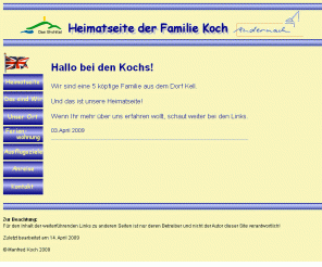 koch-kell.de: Heimatseite der Familie Koch
Homepage