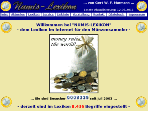 numis-lexikon.de: NUMIS-LEXIKON - das Lexikon für Numismatiker im Internet
Numislexikon - das Lexikon für Numismatiker