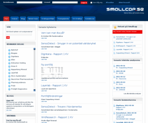 smallcap.se: Smallcap
Sveriges ledande sida för analys av mindre bolag. 