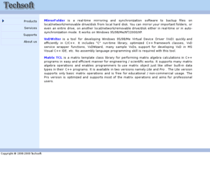 techsoftpl.com: Techsoft
Real-time backup utility for mirroring drives/folders on loca/removable/network drive for Windows.