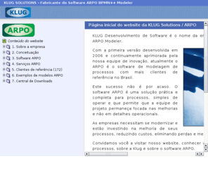 arisbpm.com: Início
Klug Solutions, Especialista em processos e fabricante do software ARPO
