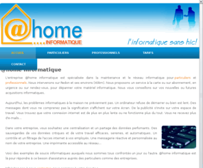 athome-informatique.com: @Home Informatique - Depannage Informatique Redon
Depannage informatique sur Redon et ses environs