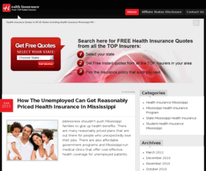 healthinsurancems.net: Health Insurance Quotes In All US States Including Health Insurance Mississippi MS
Health Insurance Quotes In All US States Including Health Insurance Mississippi MS