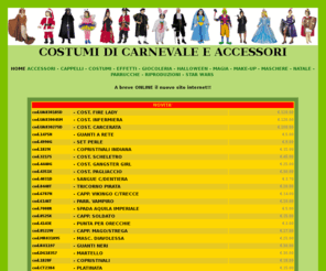 Costumi di carnevale vendita online Costumi e travestimenti per Carnevale, Halloween e Feste Mettiamo a disposizione un vastissimo assortimento di Costumi di carnevale per Bambini e Adulti. Costumissimo è un Negozio reale, non solo elettronico, che si impegna a fornire i migliori costumi a prezzi contenuti e con un servizio impeccabile.