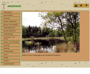 heidehof.org: Startpagina Heidehof
Cursussen en informatie van/over de stichting Heidehof