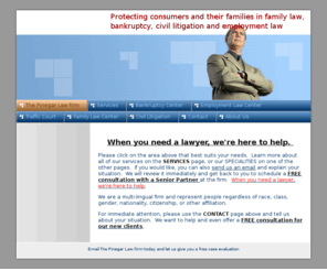 nationallitigationsupport.org: The Pinegar Law Firm - Pinegar & Associates - A Law Firm Serving the Washington DC Area
Representing clients in the Washington, D.C. area, Mr. Pinegar and his associates practice family law, employment law, consumer bankruptcy and rights, civil litigation, and other matters.
