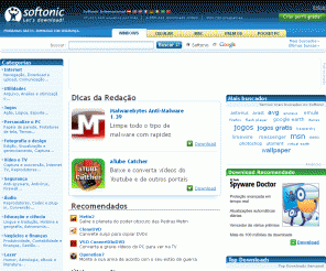 softonic.com.br: Download programas grátis e testes de softwares - Softonic
Testes e download grátis de softwares para Windows, Celular, Mac, Palm e Pocket PC. Os melhores programas e jogos. Compre software online.