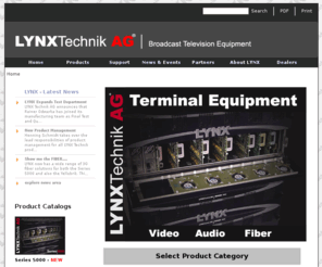 lynx-technik.biz: LYNX Technik AG: Startpage
Broadcast Television Equipment Manufacturer