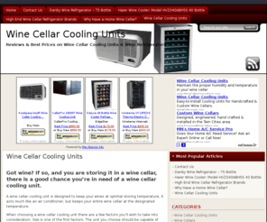 thewinecellarcoolingunits.com: Wine Cellar Cooling Units | Wine Cellar Cooling Units
Looking for the best wine cellar cooling units? Read our latest reviews on the best brands. Highest quality and best prices.