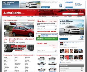 autoguide.com: Car Reviews: New Car Prices and Used Cars Classifieds
Car Reviews, Videos, and News. AutoGuide.com has the latest new and used car
reviews, prices, specifications and videos. Find Auto Insurance, New Car
Loans, and get Dealer Price Quotes.