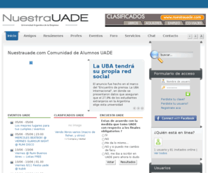 forouade.com: Nuestrauade.com Comunidad de Alumnos UADE
Nuestra UADE - Página no oficial de la Universidad Argentina de la Empresa-