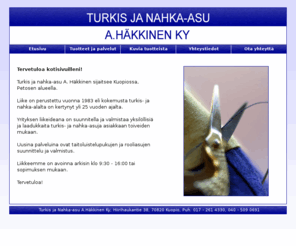 turkisjanahka-asu.com: Turkis ja Nahka-asu A.Häkkinen Ky
Turkis ja Nahka-asu A.Häkkinen Ky 