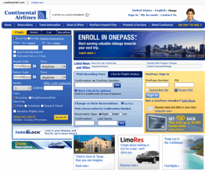 continentalexpressairlines.com: Continental Airlines - Airline Tickets, Vacations Packages, Travel Deals, and Company Information on continental.com
Continental Airline Ticket Reservation, Find all current Continental flight information online, check flight status or book an online airline ticket reservation.