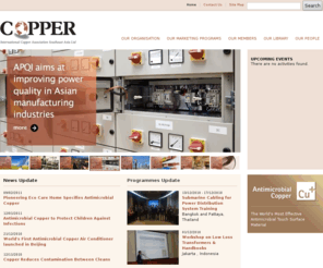 copper.org.sg: Home | International Copper Association Southeast Asia
News Update                                                                                  09/02/2011                          Pioneering Eco Care H...