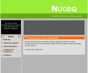 nuceq.com: Página oficial NUCEQ, S.A.P.I. de C.V.
NUCEQ