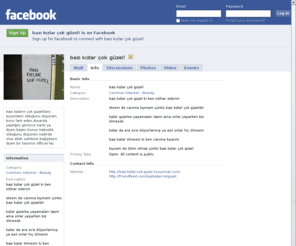 bazikizlarcokguzel.com: Incompatible Browser | Facebook
 Facebook is a social utility that connects people with friends and others who work, study and live around them. People use Facebook to keep up with friends, upload an unlimited number of photos, post links and videos, and learn more about the people they meet.