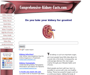 comprehensive-kidney-facts.com: Comprehensive Kidney Facts
The Kidney is an essential organ, yet most people have little idea... 