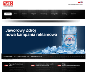 dlugopisy.net: Agencja reklamowa Yabo
Agencja reklamowa Yabo.Zajmujemy się projektowaniem graficznym stron internetowych w oparciu o najnowsze trendy w webdesign jak również ich programowaniem.