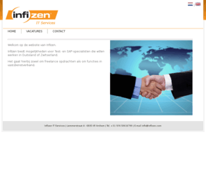 infizen.com: Welkom
Joomla! - Het dynamische portaal- en Content Management Systeem