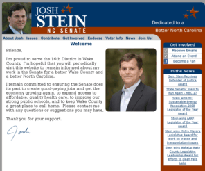 joshstein.org: Josh Stein for N.C. Senate | www.JoshStein.org
Josh Stein for N.C. Senate | www.JoshStein.org